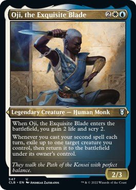 Oji, the Exquisite Blade (Foil Etched) [CLB - 547] - Cartes Sportives Rive Sud