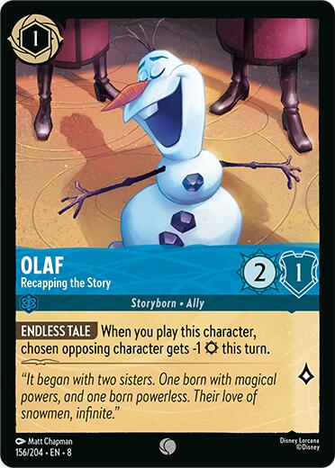 Olaf - Recapping the Story [8 - 156/204] - Cartes Sportives Rive Sud