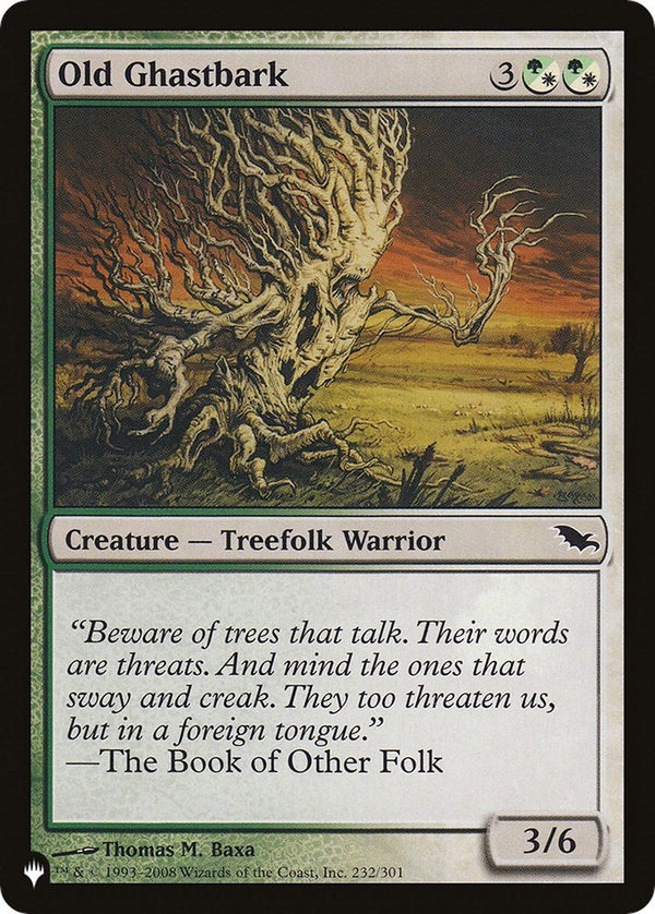 Old Ghastbark [LIST - 232/301] - Cartes Sportives Rive Sud