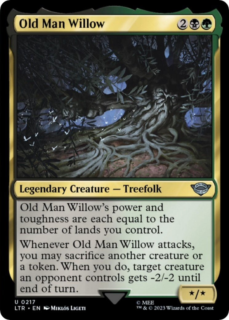 Old Man Willow [LTR - 217] - Cartes Sportives Rive Sud