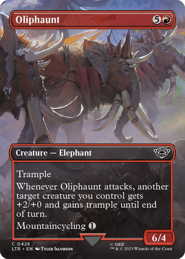 Oliphaunt (Borderless) [LTR - 426] - Cartes Sportives Rive Sud