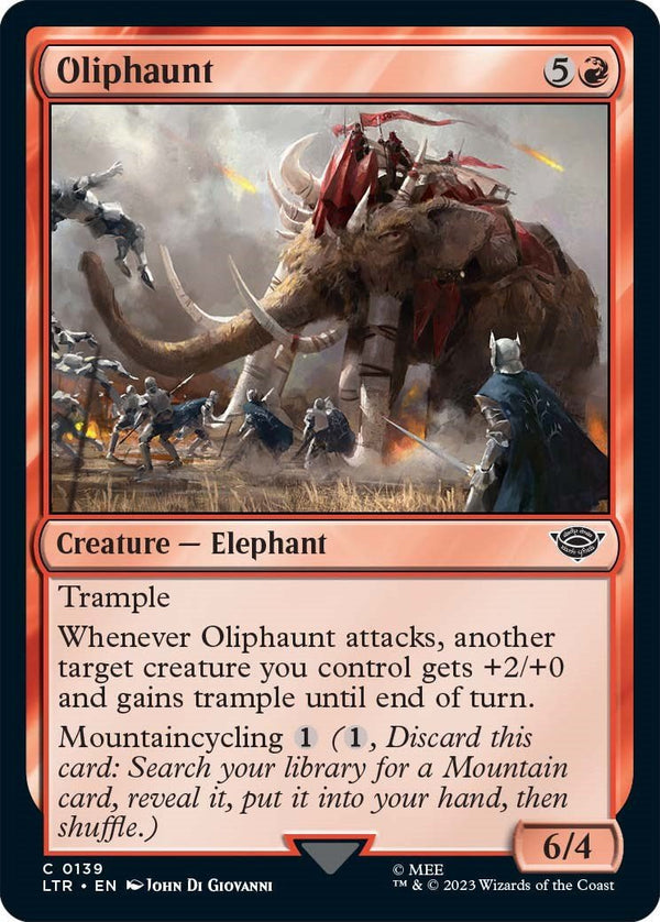 Oliphaunt [LTR - 139] - Cartes Sportives Rive Sud