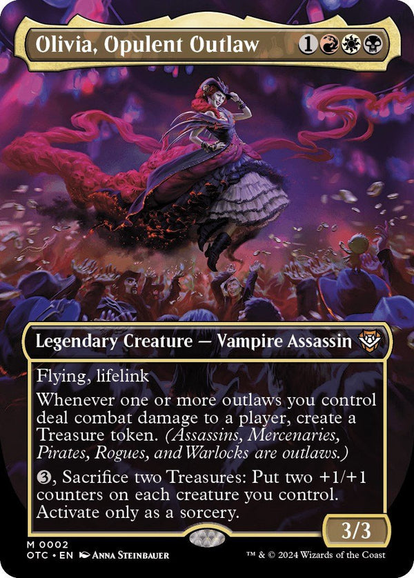 Olivia, Opulent Outlaw (Borderless) [OTC - 2] - Cartes Sportives Rive Sud