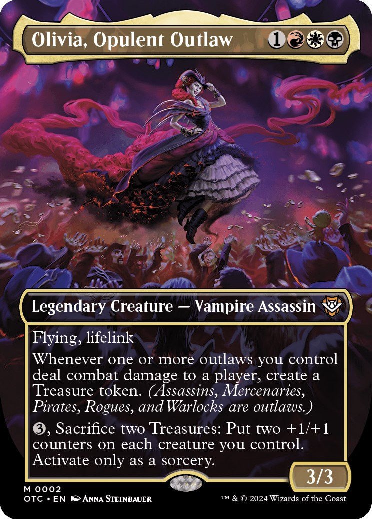 Olivia, Opulent Outlaw (Borderless) [OTC - 2] - Cartes Sportives Rive Sud
