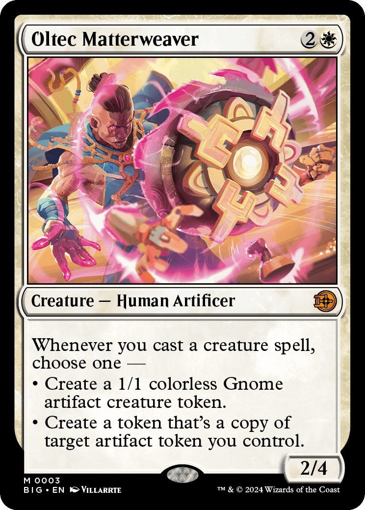 Oltec Matterweaver [BIG - 3] - Cartes Sportives Rive Sud
