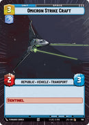 Omicron Strike Craft (Hyperspace Foil) [JTL - 798] - Cartes Sportives Rive Sud