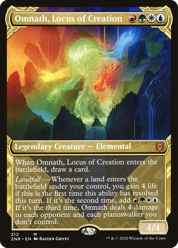 Omnath, Locus of Creation (Showcase) [ZNR - 312] - Cartes Sportives Rive Sud