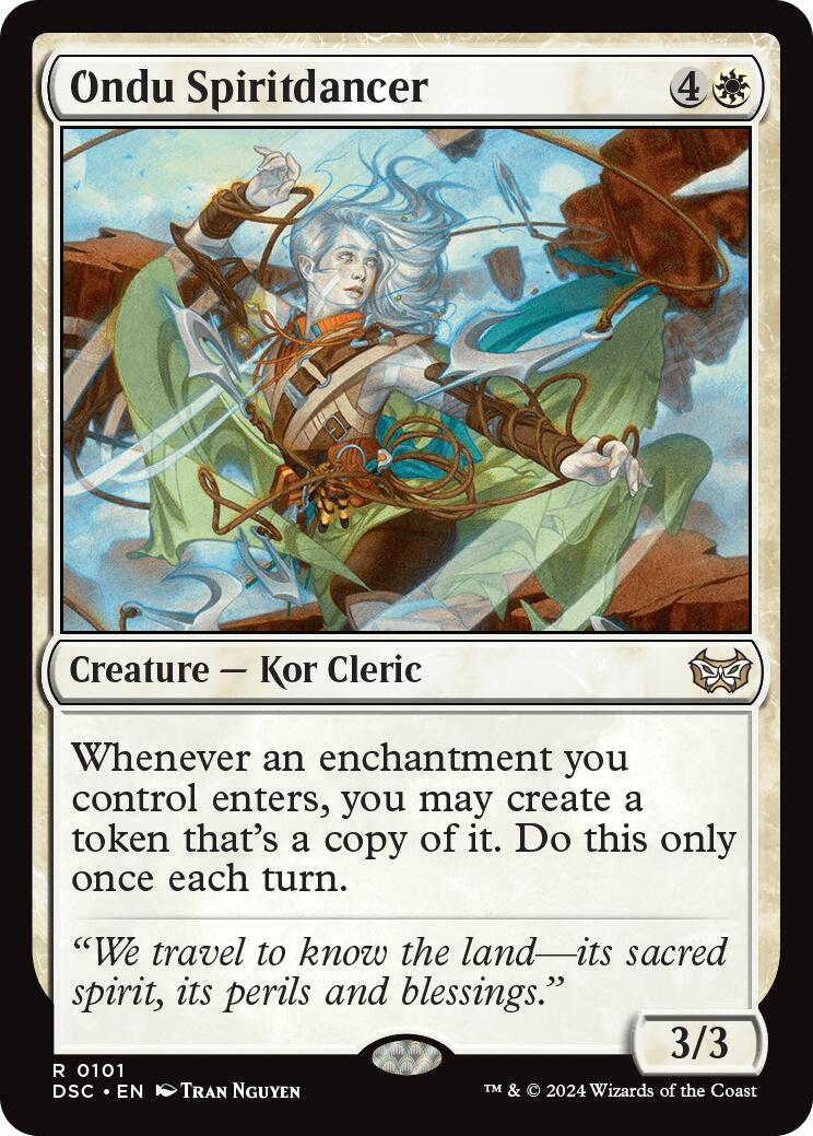 Ondu Spiritdancer [DSC - 101] - Cartes Sportives Rive Sud