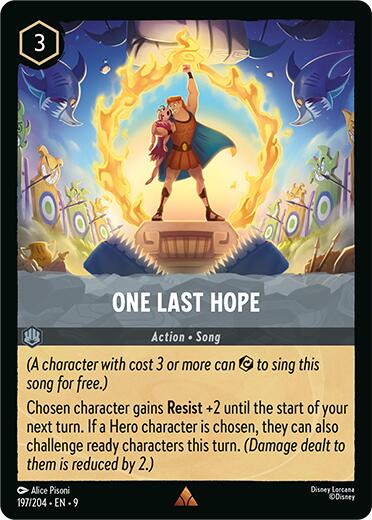 One Last Hope [9 - 197/204] - Cartes Sportives Rive Sud