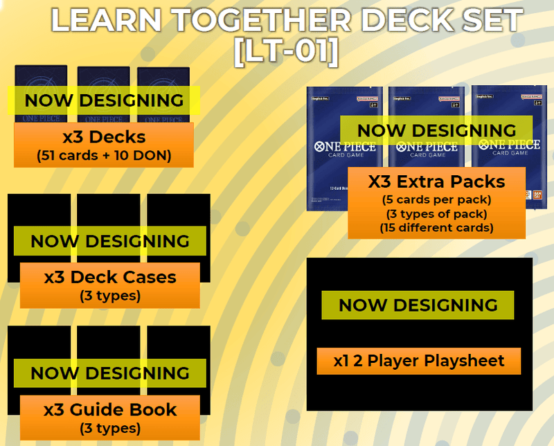 One Piece LP - 01 Let's Play Deck Set (Pre - Order) - Cartes Sportives Rive Sud