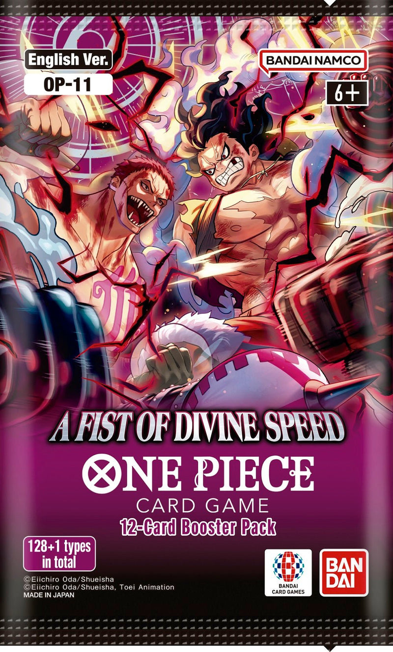 op11 booster box pre order A Fist of Divine Speed One Piece Booster Box (OP-11)