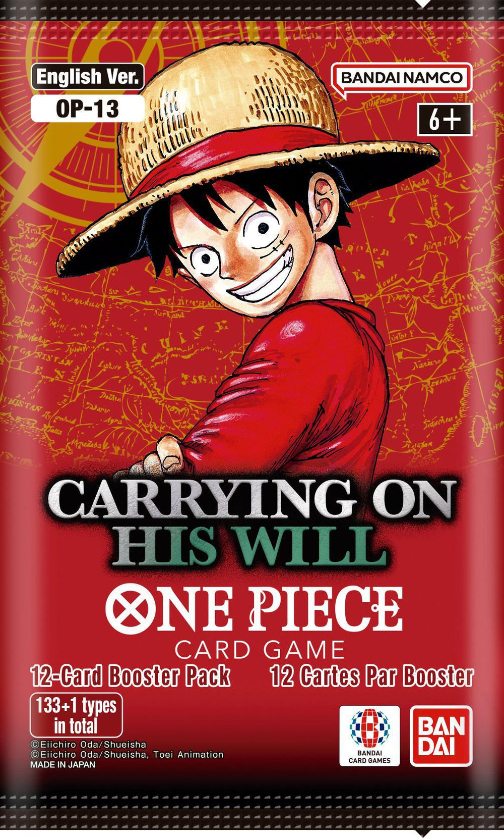 One Piece OP-13 Carrying On His Will Booster Box