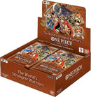 One Piece OP - 17 The World's Strongest Warriors Booster Box (Pre Order) - Cartes Sportives Rive Sud