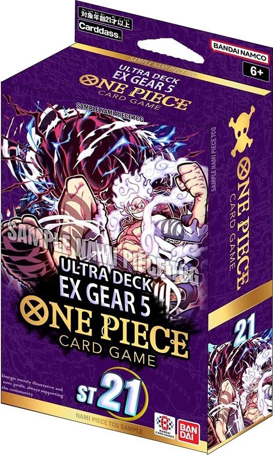 One Piece ST - 21 Ultra Deck EX Gear 5 (Pre - Order) - Cartes Sportives Rive Sud