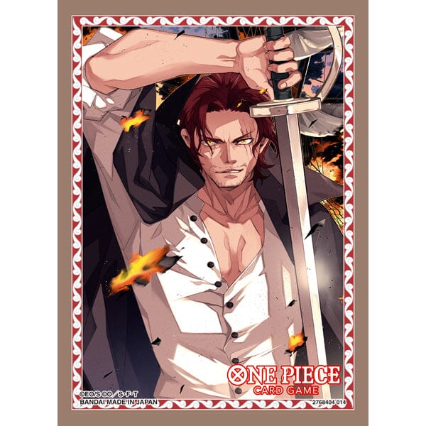 One Piece TCG+ Card Sleeves - Vol 10 - Shanks (70 Sleeves) - Cartes Sportives Rive Sud