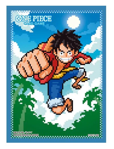 One Piece TCG+ Card Sleeves - Vol 8 - Monkey D. Luffy (Dot) (70 Sleeves) - Cartes Sportives Rive Sud