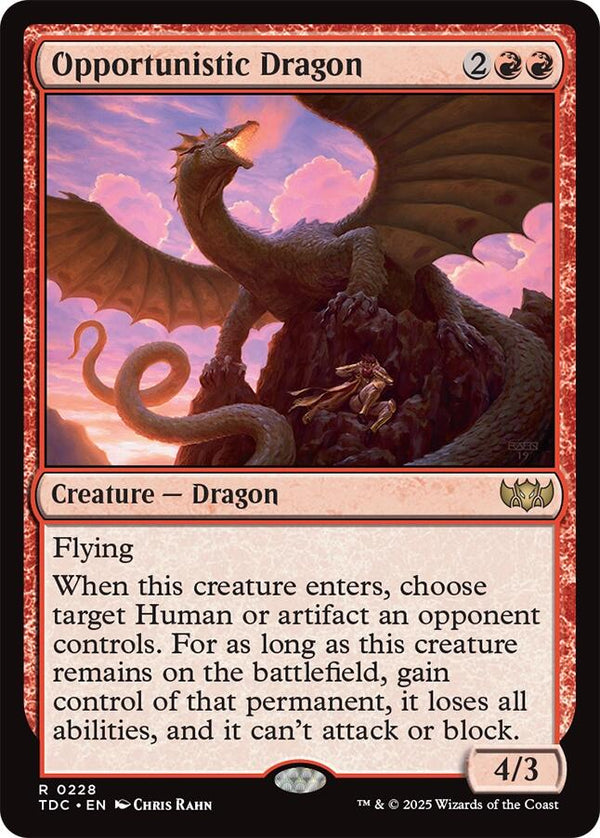 Opportunistic Dragon [TDC - 228] - Cartes Sportives Rive Sud