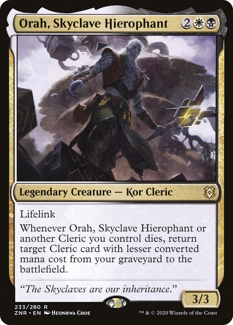 Orah, Skyclave Hierophant [ZNR - 233] - Cartes Sportives Rive Sud
