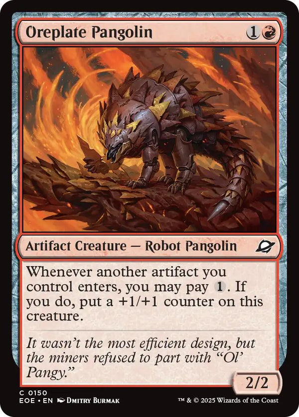 Oreplate Pangolin [EOE - 150] - Cartes Sportives Rive Sud