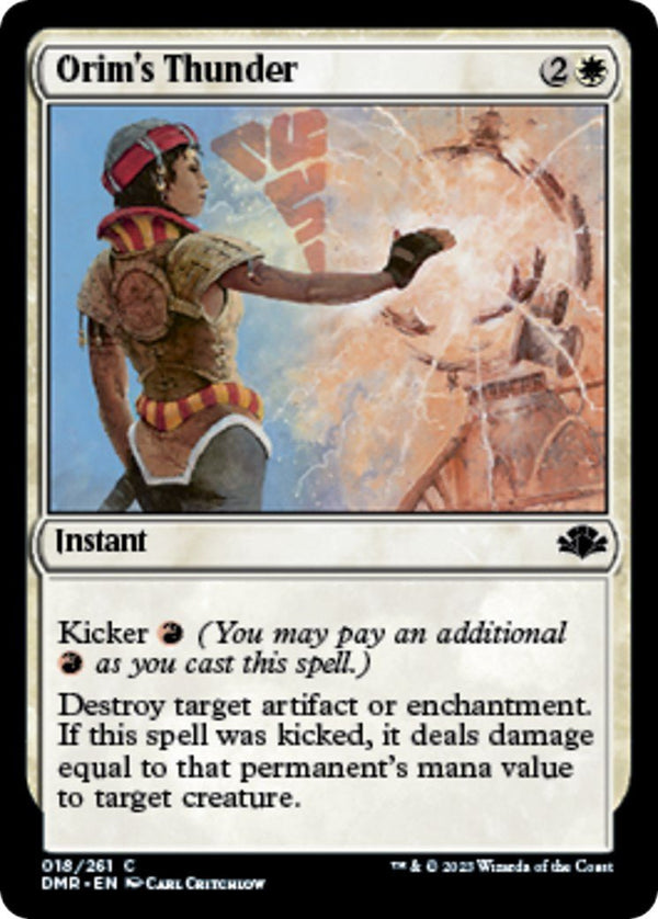 Orim's Thunder [DMR - 18] - Cartes Sportives Rive Sud