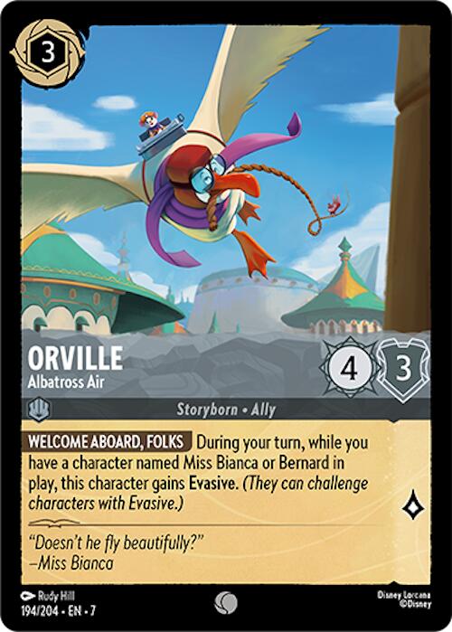 Orville - Albatross Air [7 - 194/204] - Cartes Sportives Rive Sud