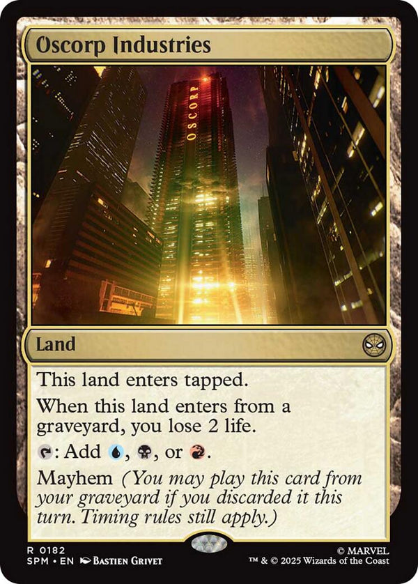 Oscorp Industries [SPM - 182] - Cartes Sportives Rive Sud
