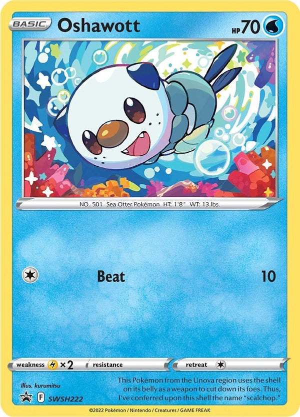 Oshawott - SWSH222 [SWSD - SWSH222] - Cartes Sportives Rive Sud