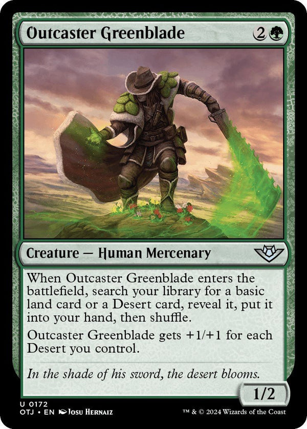 Outcaster Greenblade [OTJ - 172] - Cartes Sportives Rive Sud