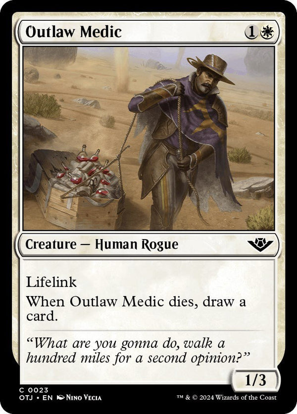 Outlaw Medic [OTJ - 23] - Cartes Sportives Rive Sud