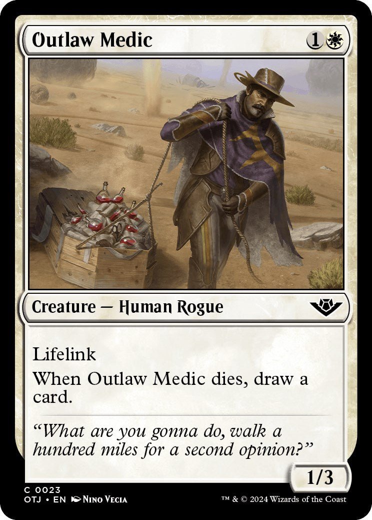 Outlaw Medic [OTJ - 23] - Cartes Sportives Rive Sud