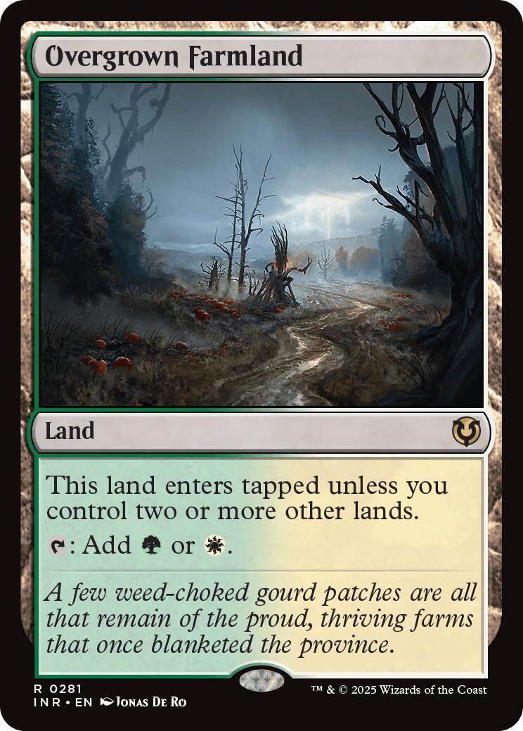 Overgrown Farmland [INR - 281] - Cartes Sportives Rive Sud