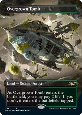Overgrown Tomb (Borderless) [UNF - 284] - Cartes Sportives Rive Sud