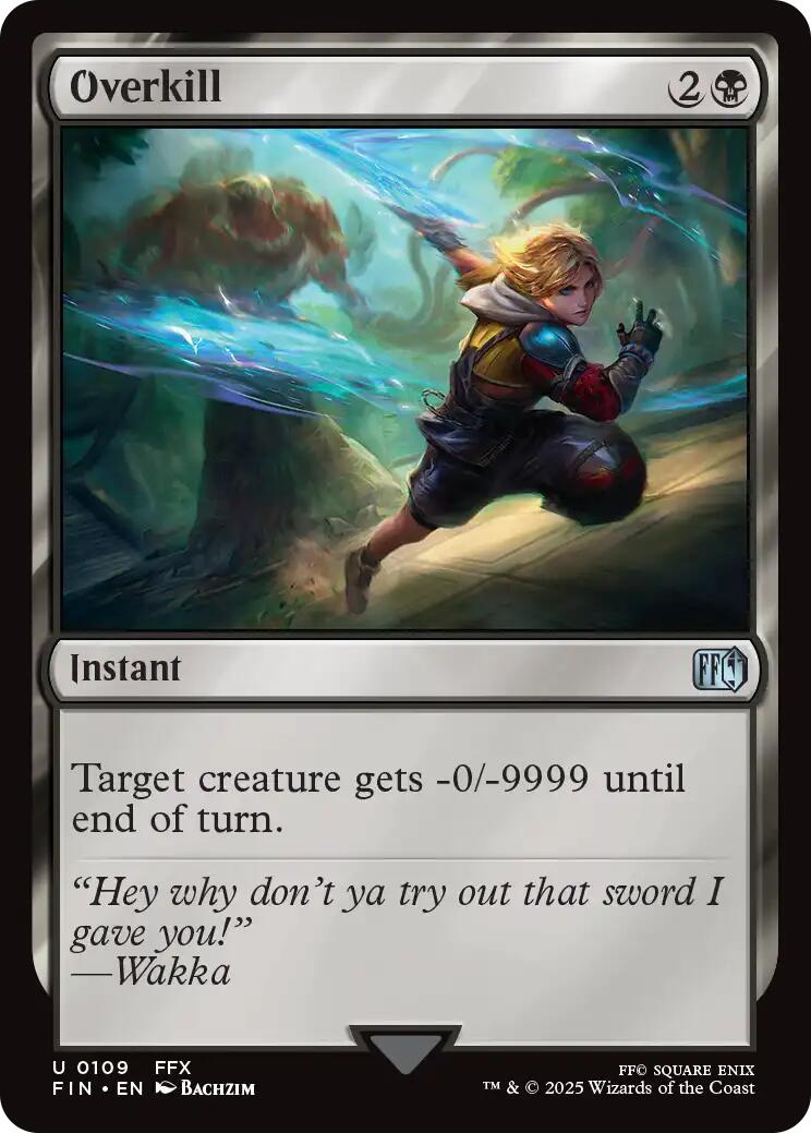 Overkill [FIN - 109] - Cartes Sportives Rive Sud