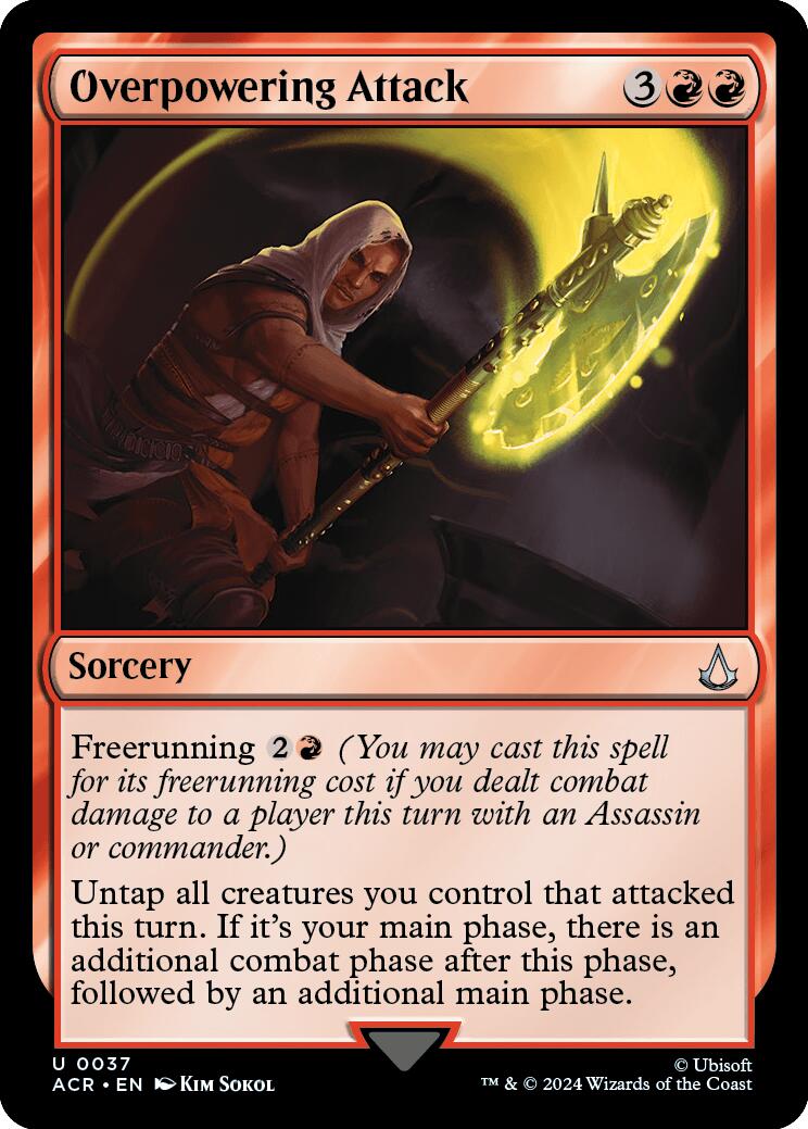 Overpowering Attack [ACR - 37] - Cartes Sportives Rive Sud