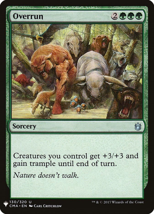 Overrun [LIST - 130] - Cartes Sportives Rive Sud