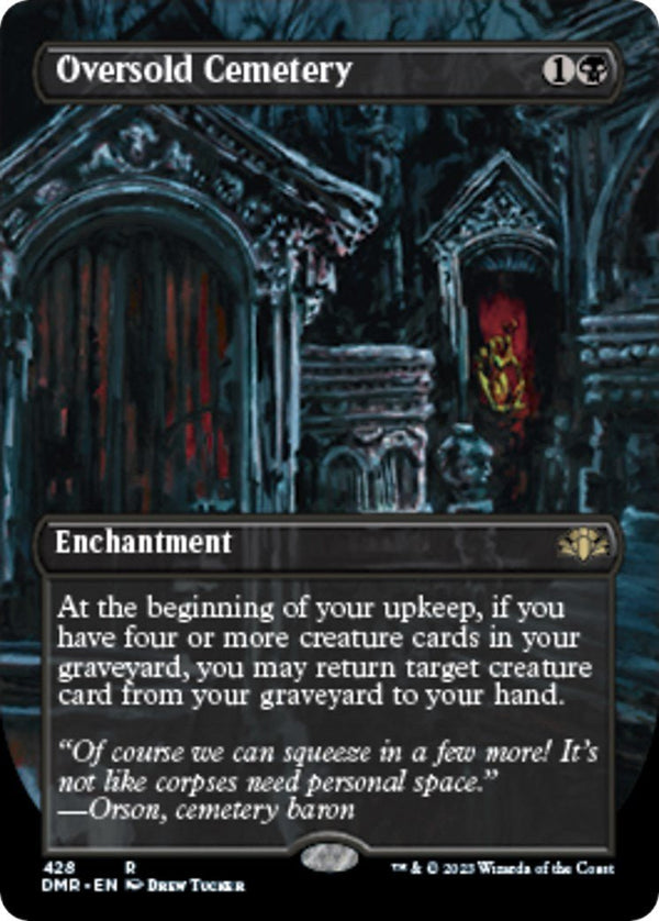 Oversold Cemetery (Borderless) [DMR - 428] - Cartes Sportives Rive Sud