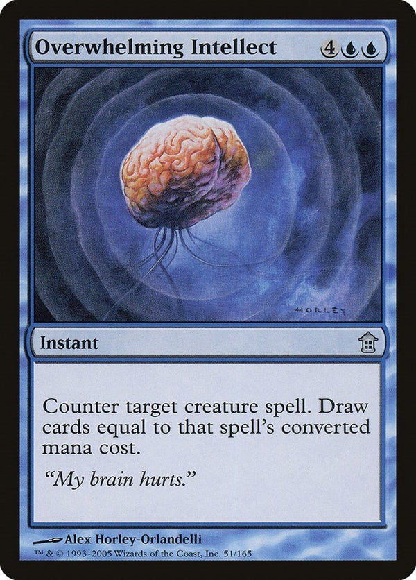 Overwhelming Intellect [SOK - 51] - Cartes Sportives Rive Sud
