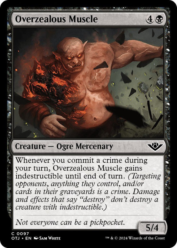 Overzealous Muscle [OTJ - 97] - Cartes Sportives Rive Sud