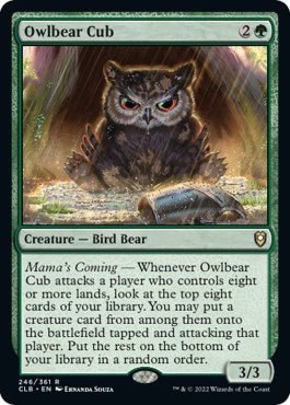 Owlbear Cub [CLB - 246] - Cartes Sportives Rive Sud
