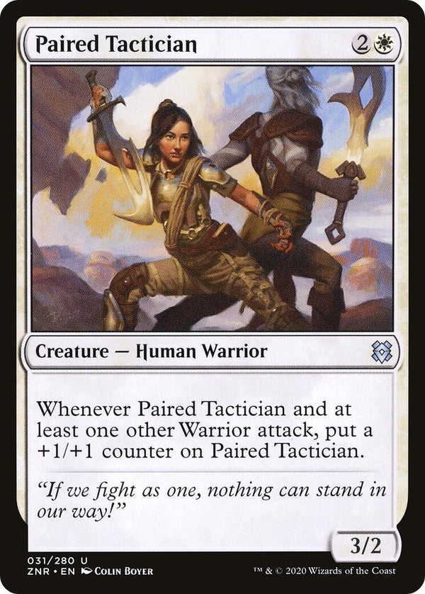 Paired Tactician [ZNR - 31] - Cartes Sportives Rive Sud