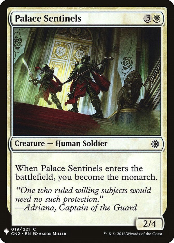 Palace Sentinels [LIST - 19] - Cartes Sportives Rive Sud