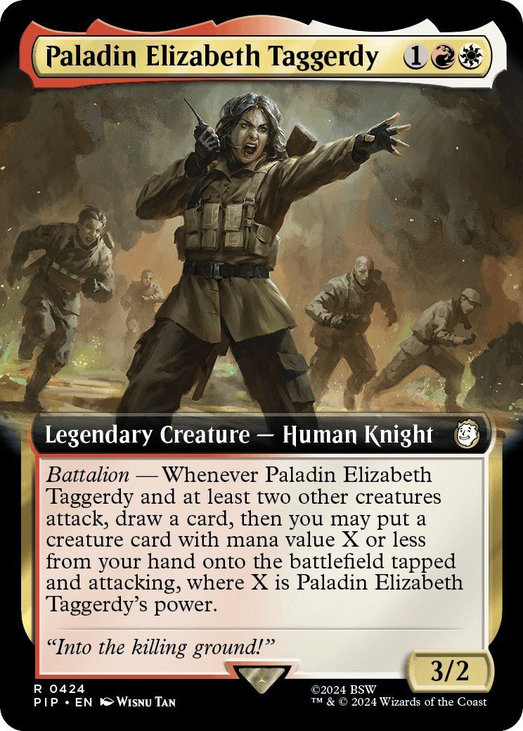 Paladin Elizabeth Taggerdy (Extended Art) [PIP - 424] - Cartes Sportives Rive Sud