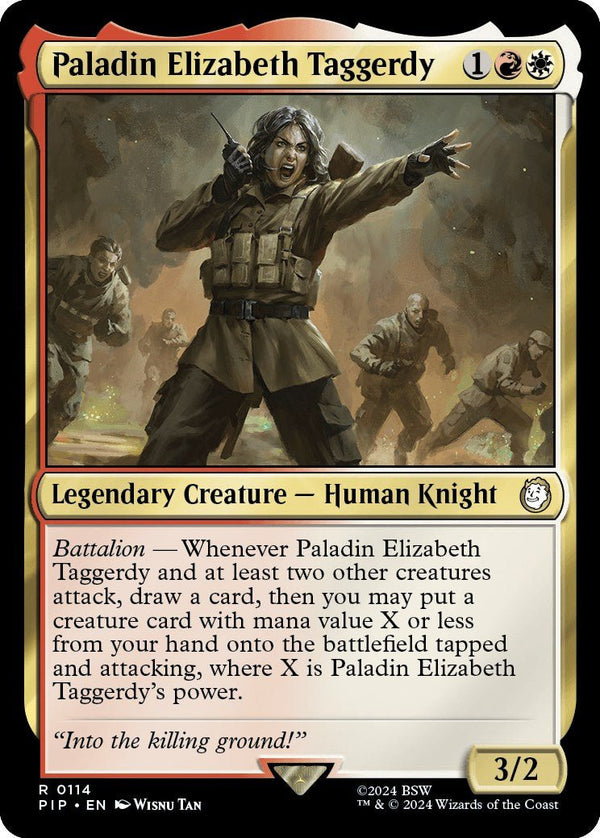 Paladin Elizabeth Taggerdy [PIP - 114] - Cartes Sportives Rive Sud