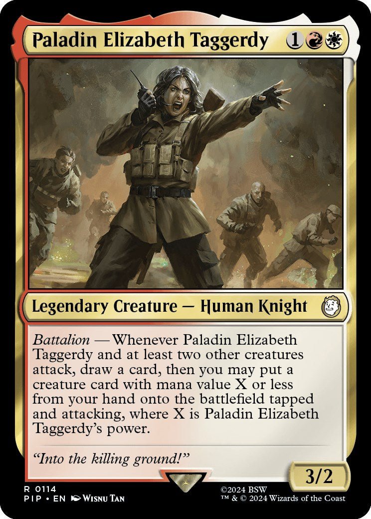 Paladin Elizabeth Taggerdy [PIP - 114] - Cartes Sportives Rive Sud