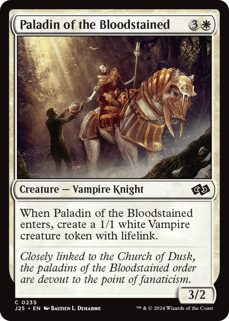 Paladin of the Bloodstained [J25 - 235] - Cartes Sportives Rive Sud