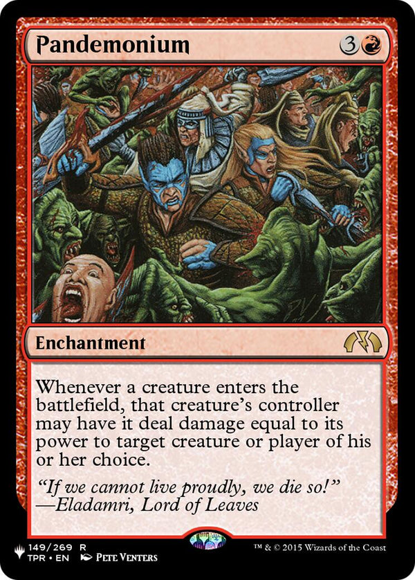 Pandemonium (TPR) [LIST - 149/269] - Cartes Sportives Rive Sud