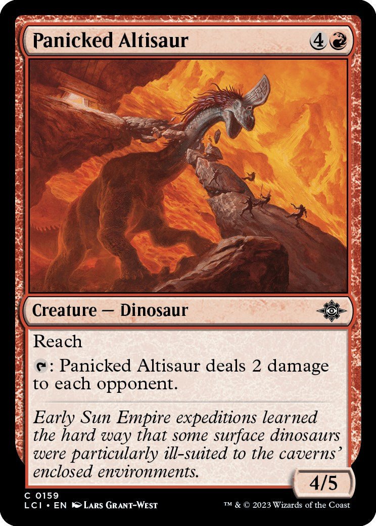 Panicked Altisaur [LCI - 159] - Cartes Sportives Rive Sud