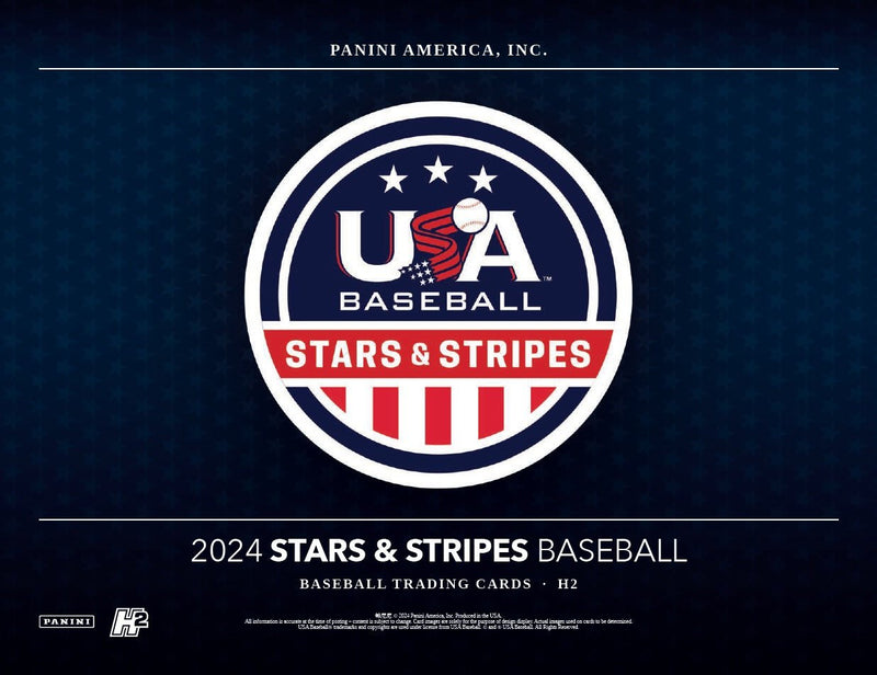 Panini USA Stars & Stripes H2 Baseball 2024 (Pre-Order) - Cartes Sportives Rive Sud