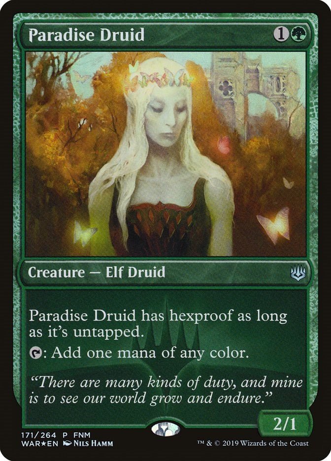 Paradise Druid [FNM - 171] - Cartes Sportives Rive Sud