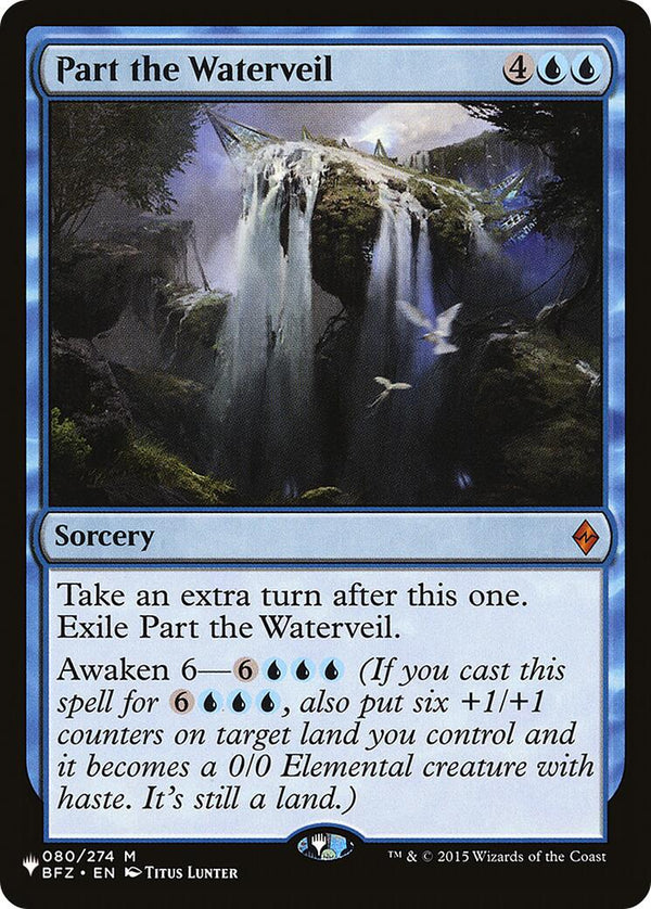 Part the Waterveil [LIST - 080/274] - Cartes Sportives Rive Sud
